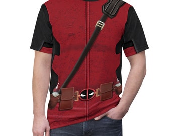 Babypool Unisex Shirt, Deadpool & Wolverine Costume, Comic-Con Cosplay, Halloween Adult Outfit, Deadpool Corps Shirt, Mutant Cosplayer