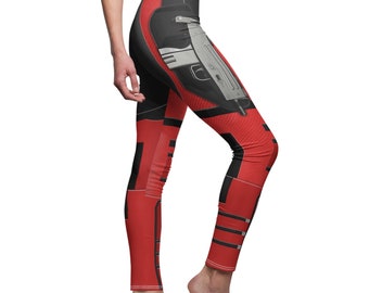 Lady Deadpool Leggings, Deadpool & Wolverine Charater Costume, Deadpool Corps Cosplay, Halloween Party Apparel, Comic-Con Outfit, runDisney