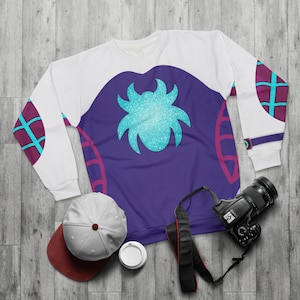 Ghost Spider Long Sleeve Shirt, Spidey and His Amazing Friends Costume, Animated Series Outfits, Superhero Cosplay, Character Apparel