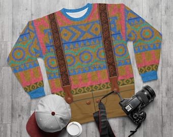Frozen Costume, Oaken Long Sleeve Sweatshirt, Frozen Sweatshirt, Disney Christmas Sweatshirt, Disneyland Sweatshirt, Disney Long Sleeve Mens