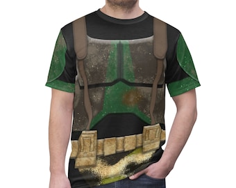Disfraz de Star Wars, camiseta del Soldado Clon 41 de Star Wars, camiseta de Clone Wars, camisetas de running de Star Wars Disney, camiseta runDisney, disfraz CC-1004