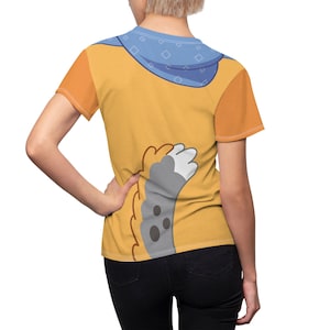 Calypso damesshirt, Australische herder kostuum, outfit leraar kas school, hond cartoon 3D cosplay, hardloopkostuums familieshirt