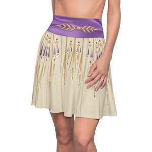 Frozen 2 Costume, Princess Anna Cream Ceremony Skirt, Disney Skirt for Women, Disney Skater Skirt, Frozen Skirt, Disneybound Frozen 2, Elsa