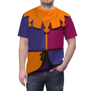 Koszulka Puppet Clopin Unisex, Kostium inspirowany Dzwonnikiem z Notre Dame, Stroje lalkarza cygańskiego, Kostiumy postaci Cosplay, Fani kreskówek