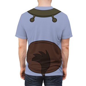 Koszulka Gunpowder Unisex, Kostium Przygód Ichaboda i Pana Ropucha, Cosplay Konia z Kreskówek, Kostiumy Postaci, Stroje Na Imprezy Biegowe