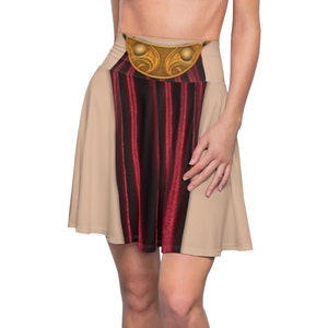 Star Wars Costume, Leia Slave Skirt, Princess Skirt, Star Wars Skirt, Disney Skirts for Women, Disney Skater Skirt, Disney Cosplay Costume