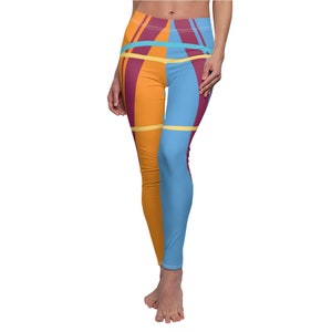 Magic Kingdom Costume, Carousel of Progress Wall Pattern Leggings, Disney Walls Leggings, Disney Leggings Women, Walls of Disney, Rundisney