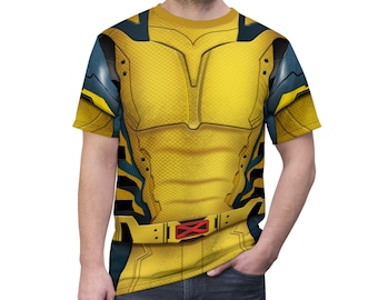 Wolverine Unisex Shirt, Deadpool & Wolverine Cosplay, James Howlett Kostüm, Superheld Comic Con Outfit, Mutant inspirierte Kleidung, Run Disney