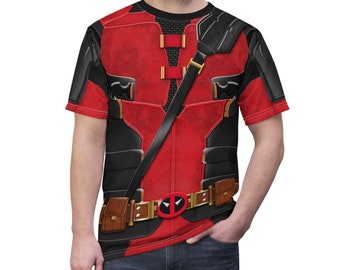 Deadpool Unisex Shirt, Deadpool and Wolverine Charater Costume, Mutant Human Cosplay, Halloween Event Apparel, Comic-Con Outfit, runDisney