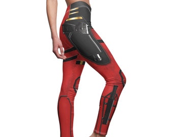 Deadpool Leggings, Deadpool and Wolverine Charater Costume, Mutant Human Cosplay, Halloween Event Apparel, Comic-Con Party Outfit, runDisney