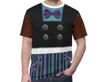 Krönung Olaf Shirt, Frozen 2 inspiriertes Kostüm, Magic Kingdom Cosplay, All Over Print Laufkostüm Tshirt, Unisex Sportliches T-Shirt