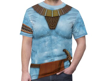 Disfraz de Avatar 2, camiseta de Neteyam, cosplay de El Camino del Agua, camiseta del clan Metkayina de Na'vi Pandora, Disney Animal Kingdom: El Mundo de Avatar
