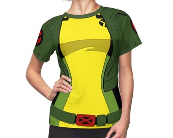 Rogue Women&#39;s Shirt, Mutants Human Costume, Anna Marie Darkholme, Comic-Con Party Outfit, Halloween Apparel, Idea Fashion for runDisney