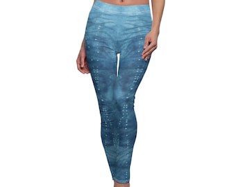 Avatar 2 Costume, Neytiri Women's Leggings, Na'vi Pandora Omaticaya Cosplay Pants, Animal Kingdom The World of Avatar, Workout Yoga Running