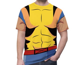 Wolverine Unisex Shirt, Mutants Human Costume, Logan Cosplay, Comic-Con Party Outfit, Halloween Apparel, Idea Fashion for runDisney