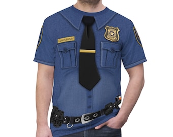 Shirt Clawhauser, Zootopia-kostuum, politieagent Clawhauser cosplay, outfit themapark, Disney World T-shirt, idee mode voor runDisney