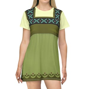 Baby Anna Short Sleeve Dress, Frozen 2 Inspired Costume, Princess of Arendelle Cosplay, Characters Costumes, Event Running Outfits