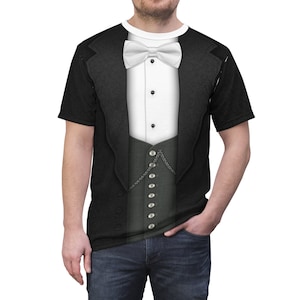 Butler Ghost Shirt, Haunted Mansion 2023 Film Inspired Costume, Halloween Cosplay, Disneyland Park Tees, New Orleans Square, Liberty Square