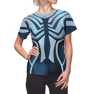 Anya Corazon Damen Shirt, Madame Web Kostüm, Charakter-inspiriertes Cosplay, Superhelden Outfit, Ideenmode fürrun Disney, Geschenk für Film Fans