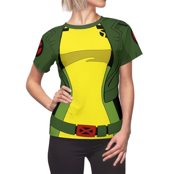 Rogue Women's Shirt, Mutants Human Costume, Anna Marie Darkholme, Comic-Con Party Outfit, Halloween Apparel, Idea Fashion for runDisney