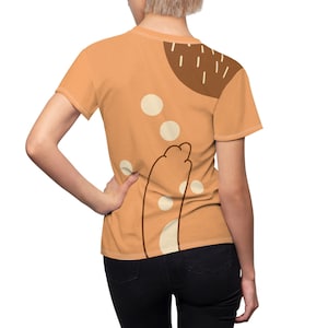 Red Heeler Inspired Costume, Chilli Heeler Women's Shirt, Dog Light Orange and Brown Cream Cosplay, Running Costumes Family Shirt