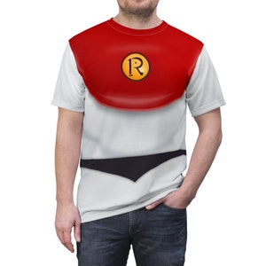 Koszulka unisex Uncle Art, Poznaj kostium Robinsonów, Stroje dostawcy pizzy, Stroje postaci, Cosplay na imprezę, Odzież z kreskówek
