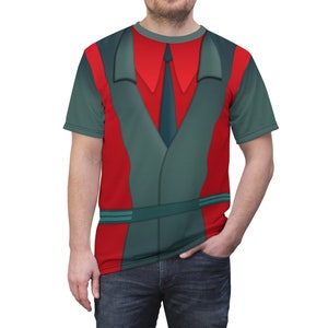 Gaston Fragmagucci Unisex Shirt, Poznaj Robinsonów Kostium, Kaskader Cosplay, Stroje na Imprezy, Odzież dla Fanów Kreskówek, Prezenty RunDisney
