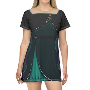 Anna Short Sleeve Dress, Frozen 2 Inspired Costume, Queen of Arendelle Outfits, Princess Cosplay, Characters Costumes, Event Running Outfits