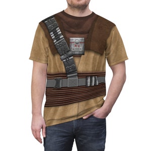 Camisa unisex Boushh, disfraz de cosplay de Disney Star Wars, trajes de cazarrecompensas de la princesa Leia, camisas de Galaxy's Edge Park, camiseta mandaloriana