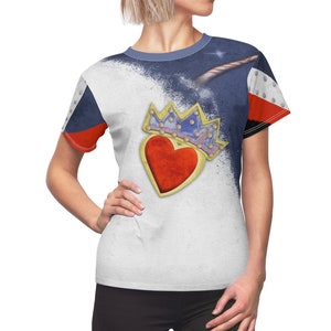 Descendants 2 Costume, Evie&#39;s Heart Shirt, Descendants Cosplay, Disney Cosplay, Disney Costume, Disney Villains, Disney Shirts for Women