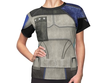 Star Wars Costume, Captain Rex Womens Shirt, Star Wars Birthday Shirt, Star Wars Cosplay, Captain Rex Costume, Clone Trooper Costume