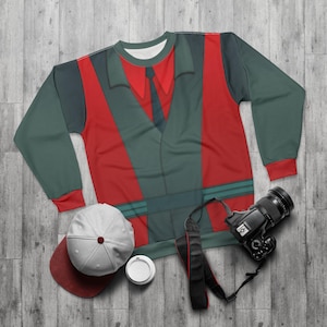Koszula z długim rękawem Gaston Fragmagucci, Poznaj Robinsonów Kostium, Cosplay kaskadera, Stroje na imprezy, Odzież z kreskówek, Prezenty dla cosplayerów