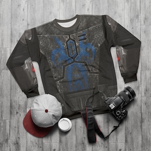 Pre Vizsla Long Sleeve Shirt, Star Wars The Clone Wars Cosplay, Mandalorian Warrior Costume, Mandalore Outfit, Mandalore Halloween Apparel