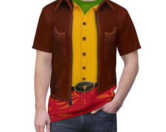 Zootopia 2 Costume, Jesús Green Lizard Shirt, Cowboy Outfit, Animal Kingdom Cosplay, Gifts for Cosplayer, Rundisney Costumes, Zootopia Party