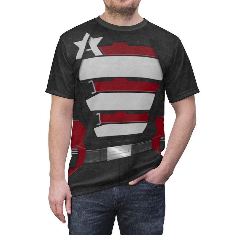 US Agent Inspired Shirt, The Falcon and the Winter Soldier, US Agent Costume, John Walker Cosplay, Marvel TV Series, New Captain America
