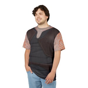 Star Wars Disney Shirts, Jar Jar Binks Shirt, Clone Wars Shirt, Star Wars Cosplay Costume, Disney Mandalorian Cosplay, Mandalorian Shirt image 4