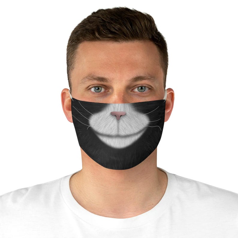 Mittens Cloth Face Mask, Bolt Character Costume, Disney Cat Cosplay