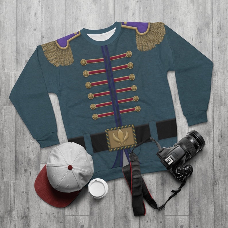 Frozen 2 Costume, Lieutenant Destin Mattias Long Sleeve Sweatshirt, Frozen 2 Sweatshirt, Disney Christmas Sweatshirt, Disneyland Sweatshirt