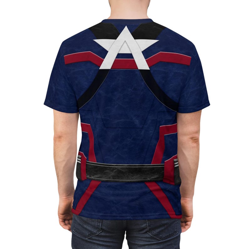 US Agent Blue Shirt, The Falcon and the Winter Soldier Cosplay, Disney Marvel Costume, John Walker Tee, New Avengers Captain America Outfits image 2