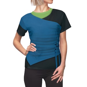 Elphaba Training Inspired Outfit, Retro Wicked Costume, Green Witch of the West, Shiz University, Halloween T-Shirt, Women&#39;s Crew Neck Shirt
