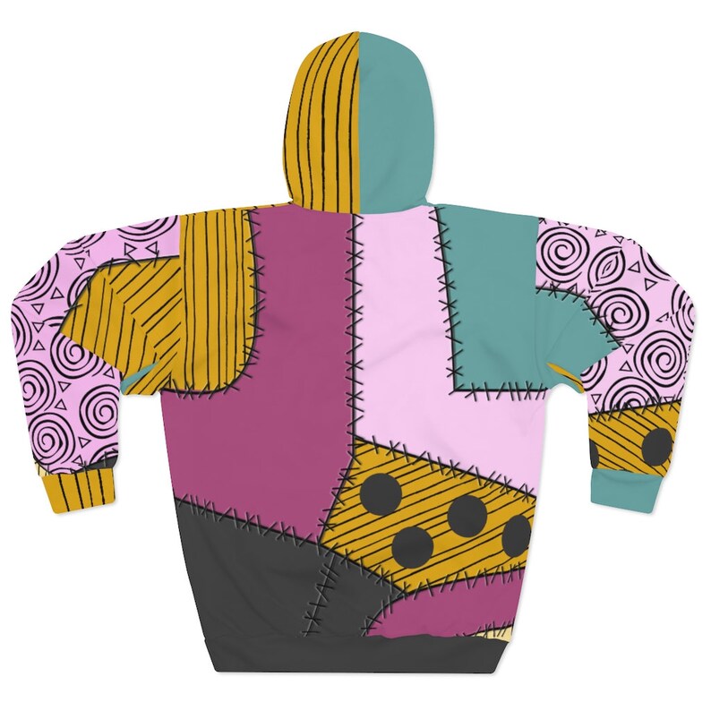 Nightmare Before Christmas Hoodie, Sally Hoodie, Sally Ragdoll Hoodie, Disney Hoodie, Unisex Disney Cosplay Pullover Hoodie, Jack and Sally