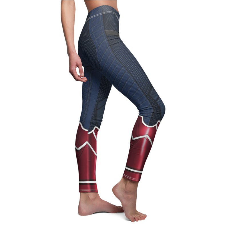 Captain America Brave New World Leggings, Marvel Superhero Cosplay, runDisney Costume, Movie Fan Apparel Gift, Comic-Con Fashion Outfit