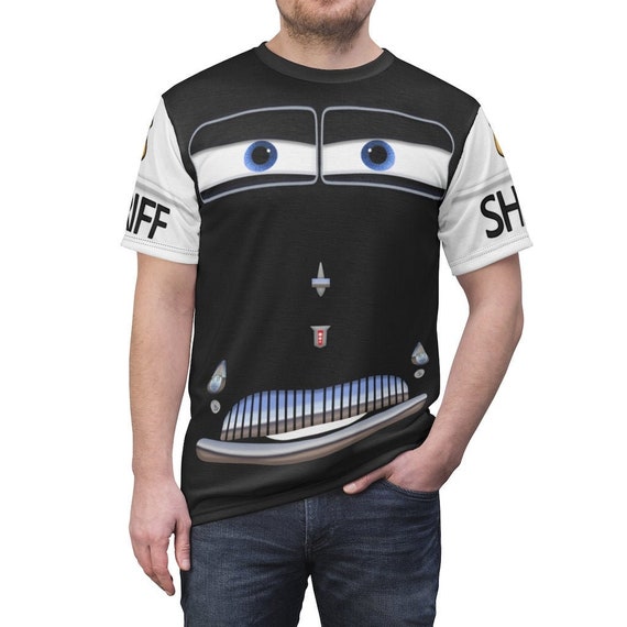 Pixar Cars Costume, Sheriff Shirt, Disney Cars Costume, Sheriff