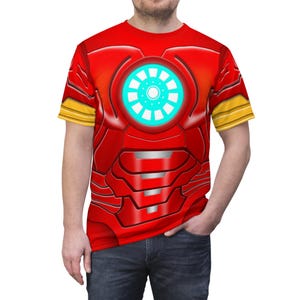 Iron Man Unisex T-Shirt, Spidey and His Amazing Friends Costume, Animated Series Outfits, Superhero Cosplay, Tony Stark Cartoons Apparel image 1