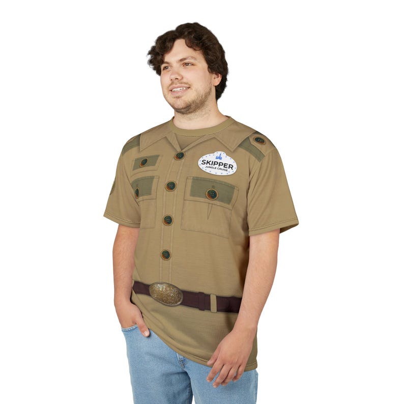Camisa de capitão do Jungle Cruise, fantasia do Jungle Cruise, camisa de membro do elenco da Disney, camisa da Disneylândia, camisas do Disney World, camisa do Magic Kingdom imagem 5
