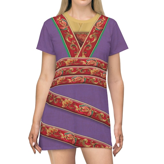 mulan purple dress Mulan wreck it ralph