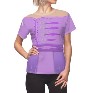 Frozen 2 Costume, Queen Elsa Purple Ceremony Women Shirt, Frozen Shirt, Elsa Disney Costume, Disney Shirt for Women, Disney Princess Shirt