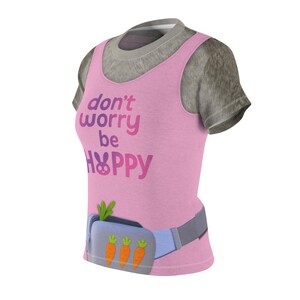 Zootopia 2 Shirt, Judy Hopps Costume, Don't Worry Be Hoppy, Cartoon Character, Animal Kingdom Shirt, Gift for Cosplayers, Rundisney Costumes