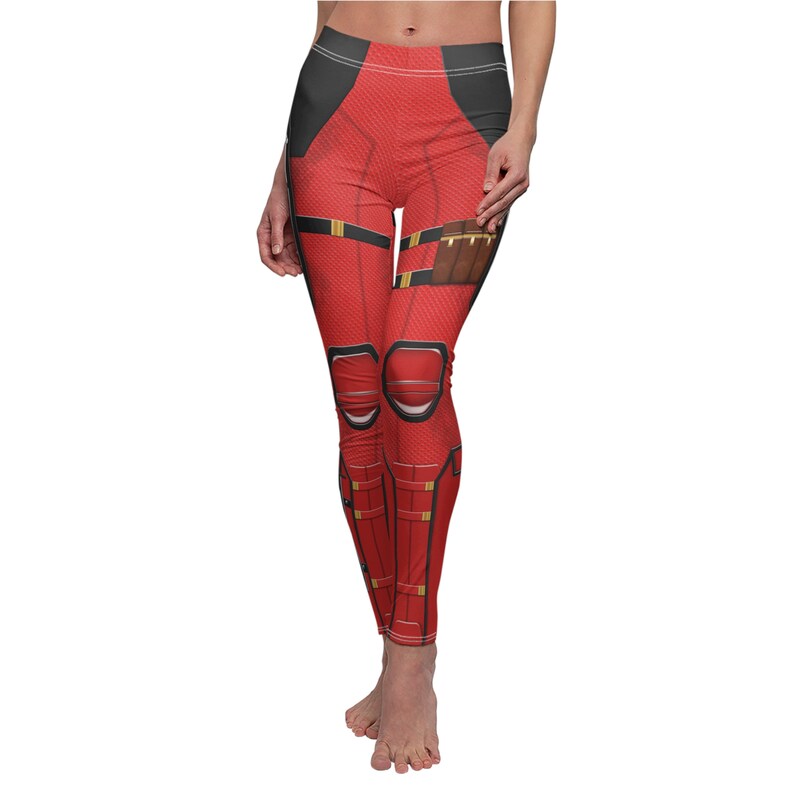 Deadpool Leggings, Deadpool and Wolverine Charater Costume, Mutant Human Cosplay, Halloween Event Apparel, Comic-Con Party Outfit, runDisney