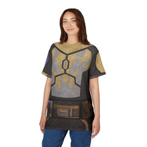 Tristan Wren Shirt, Star Wars Rebels Cosplay, Mandalorian Warrior Costume, Galactic Empire Outfit, Halloween Apparel, runDisney Costumes